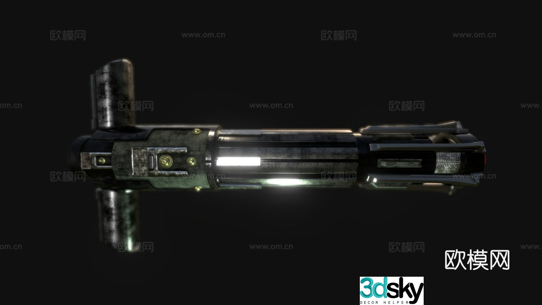 Kylo Ren's lightsaber - Star Wars lightsaber 3d model