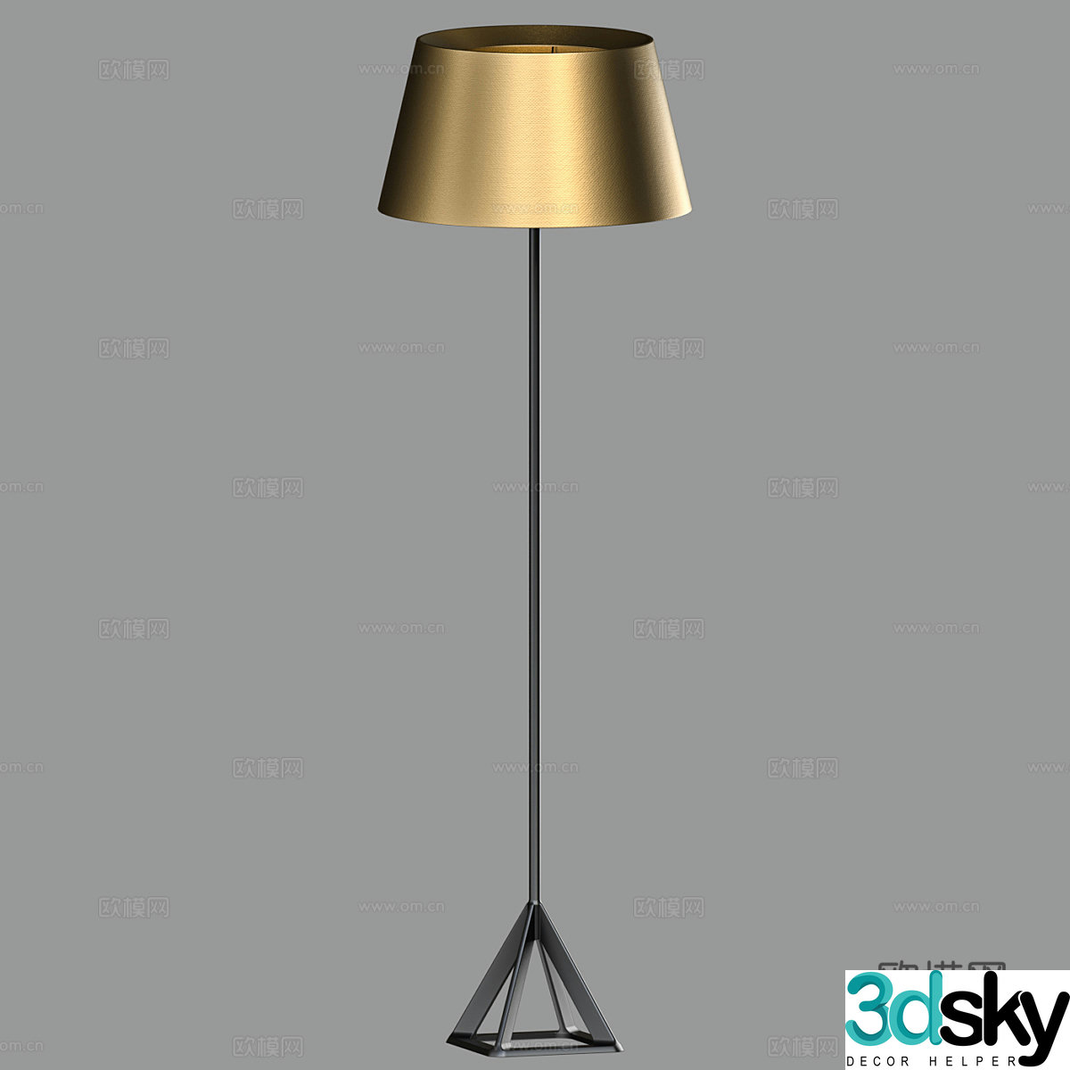 Modern simple and light luxury floor lamp Floor lamp Simple floor lamp Lamp 3D model