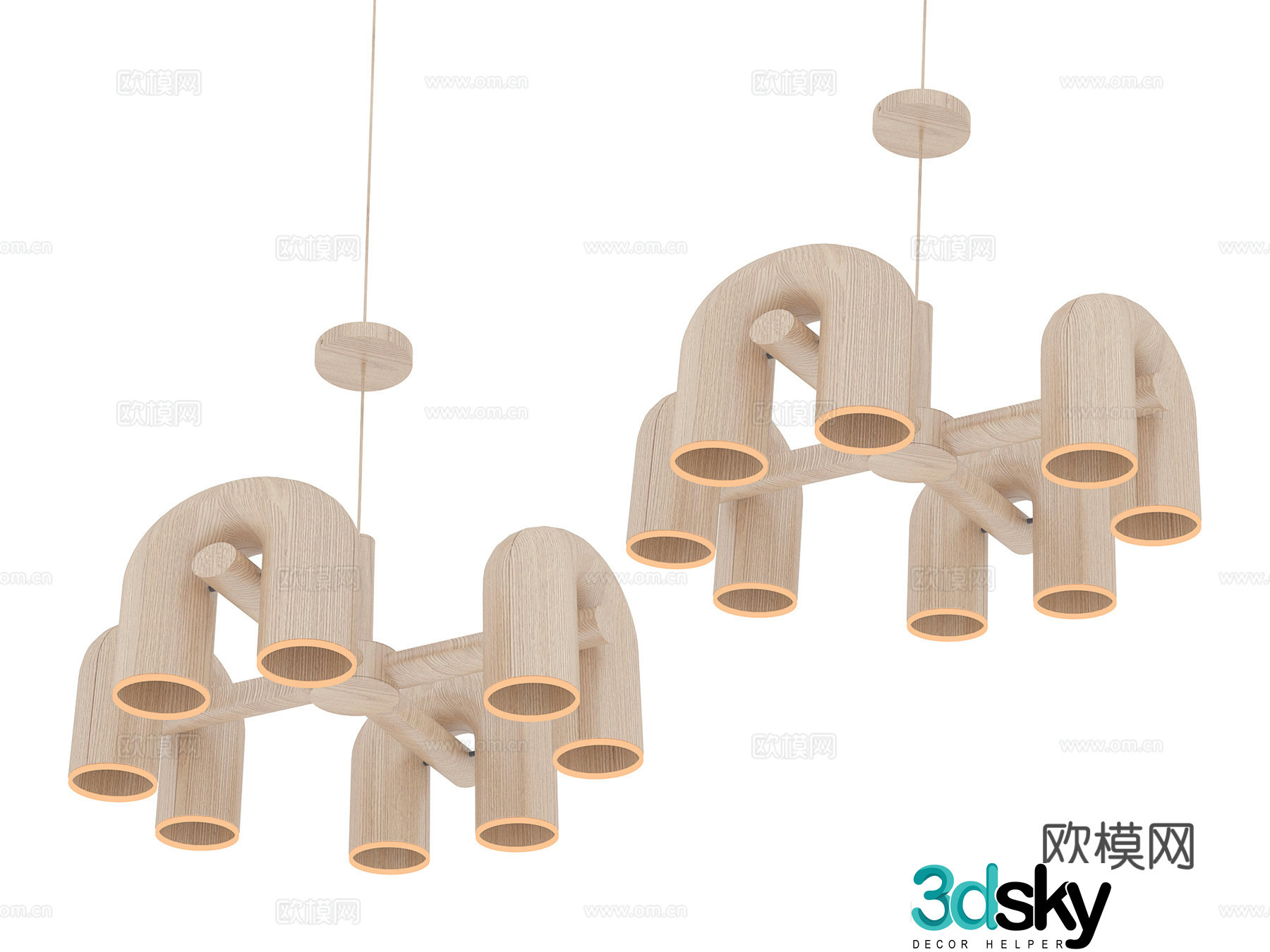 Lamp chandelier 3d model