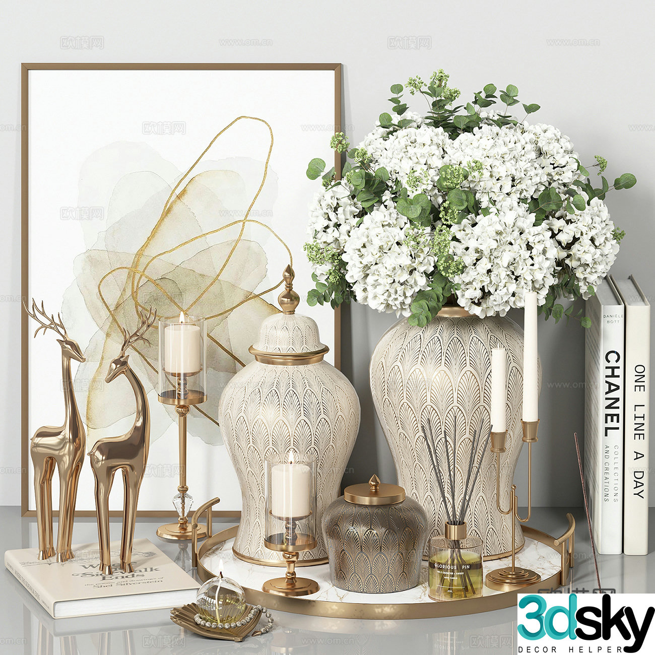 3D model of cabinet ornament