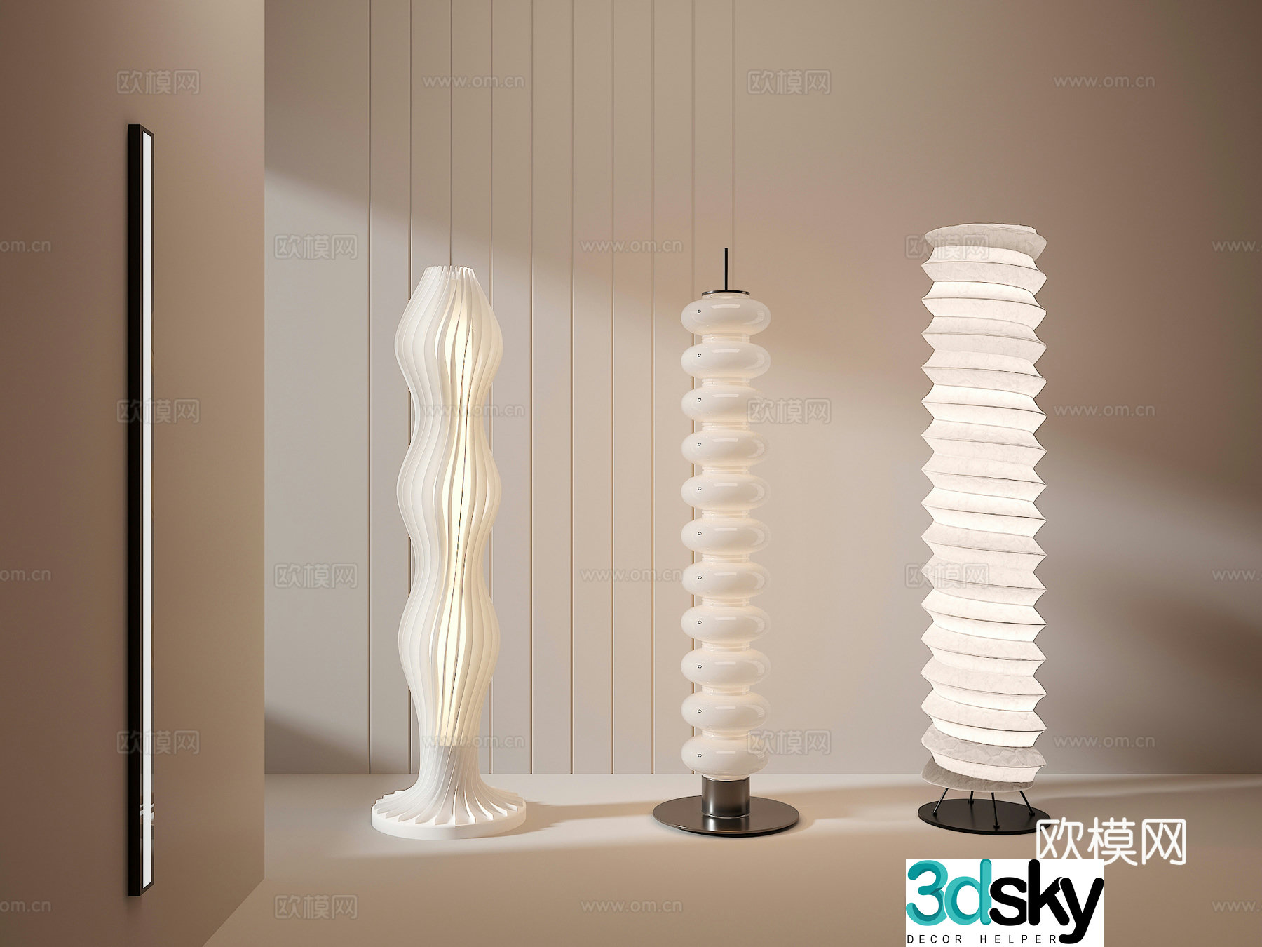 Floor lamp 3d model