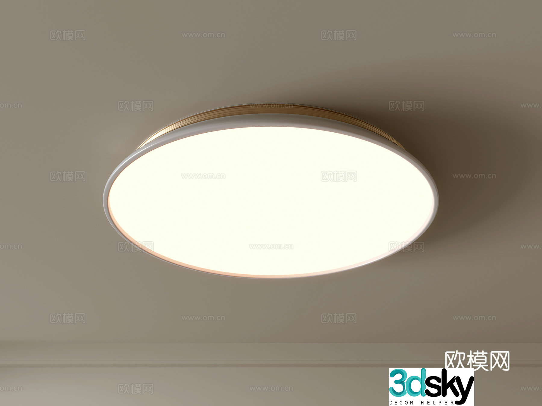 Modern ceiling lamp Geometric ceiling lamp Bedroom lamp Artistic shaped lamp Fashion living room lamp 3D model