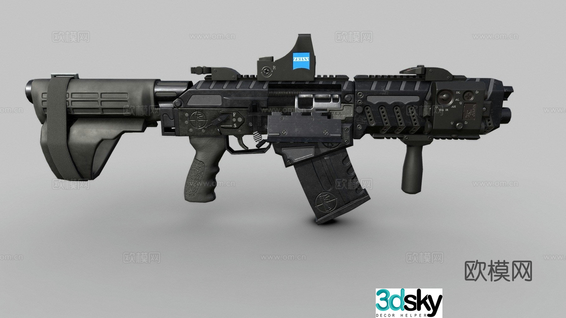 Optimized model shotgun Fostech Origin-12 3d model