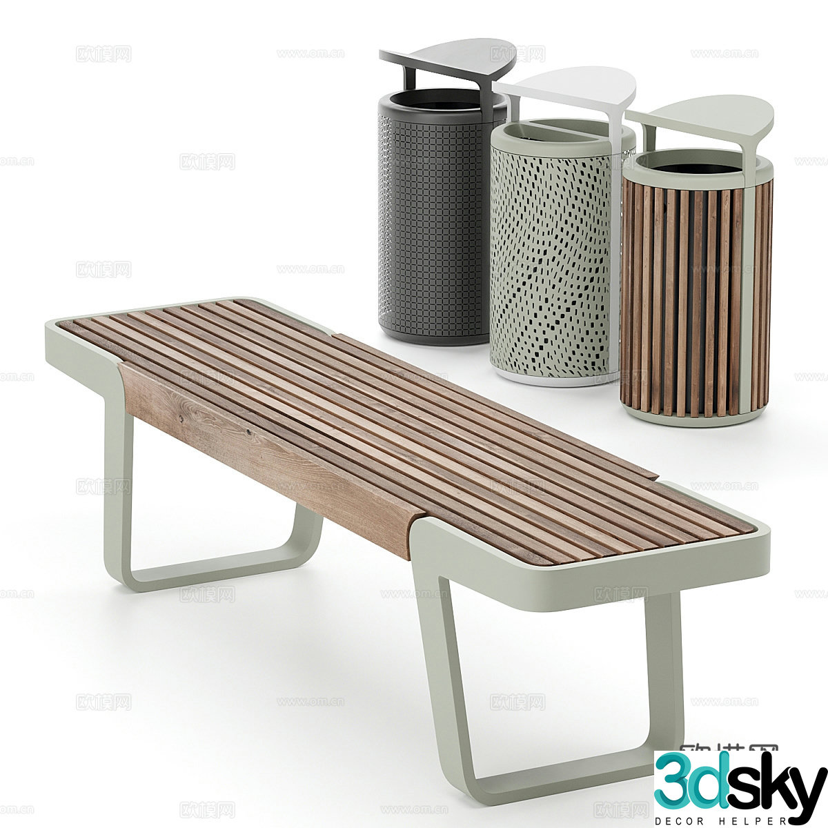 Outdoor chair 3d model