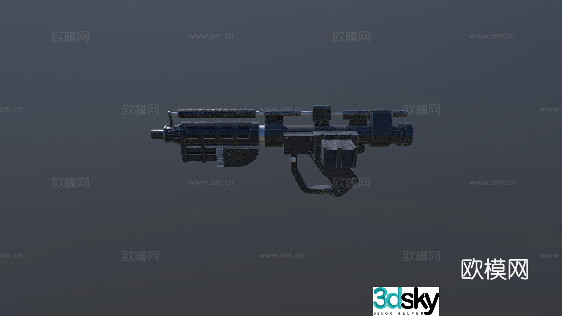 E-5 blaster 3d model