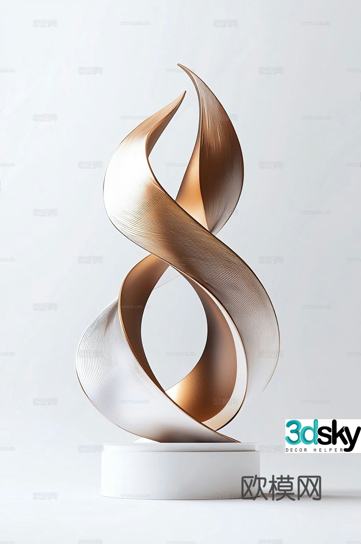 Modern sculpture ornaments Modern metal sculpture Sculpture ornaments Abstract ornaments Art ornaments 3d model