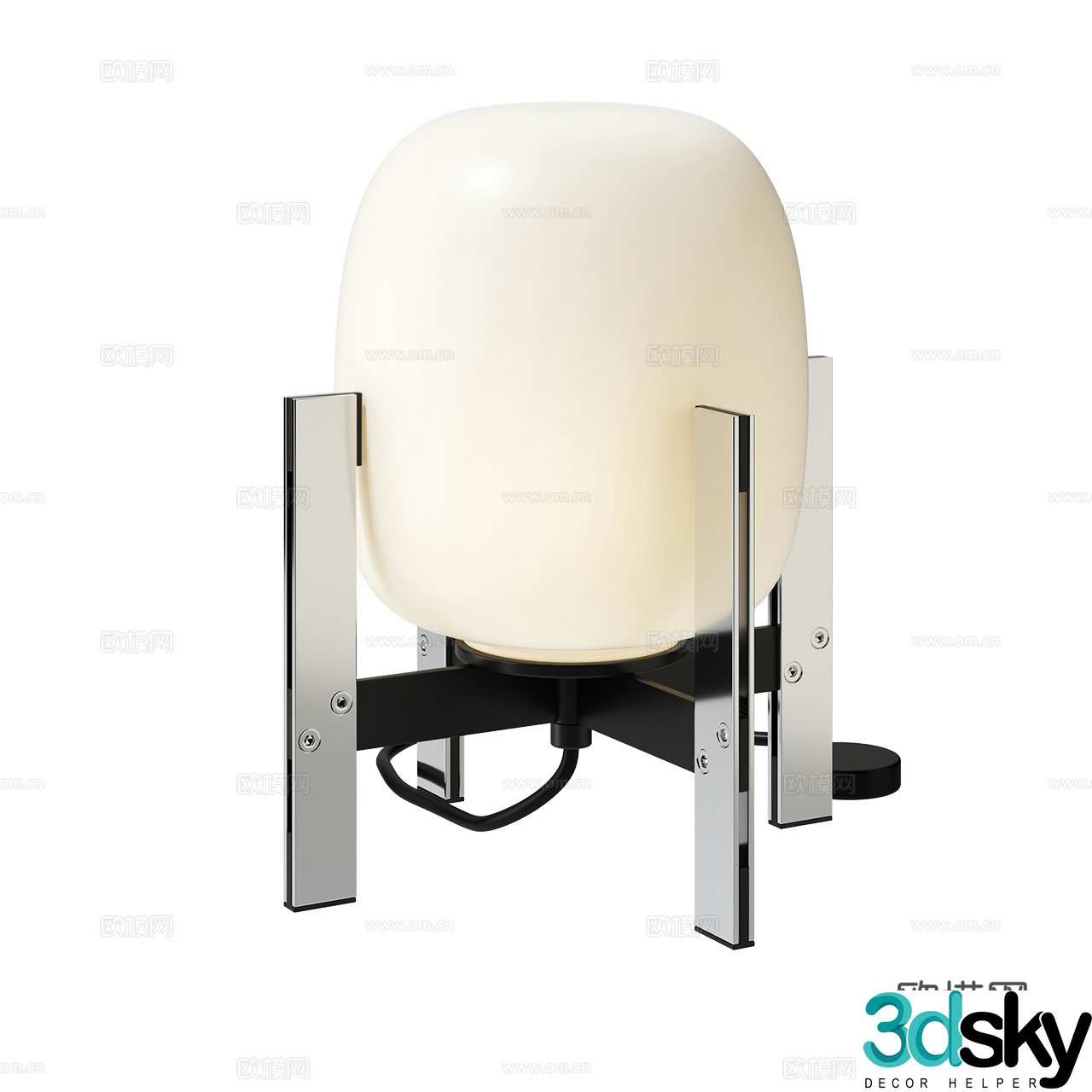 Santa & Cole Minimalist Table Lamp Internet celebrity Table Lamp Metal Table Lamp 3D Model