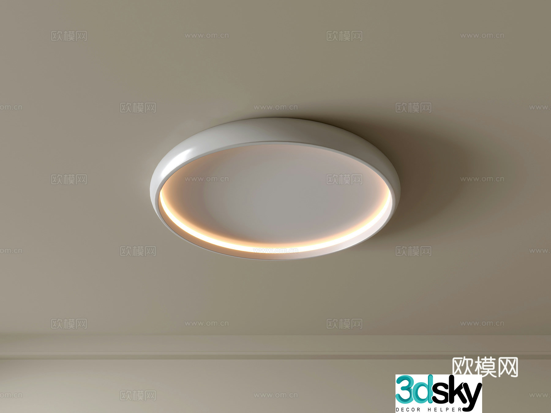 Modern ceiling lamp Geometric ceiling lamp Bedroom lamp Artistic shaped lamp Fashion living room lamp 3D model