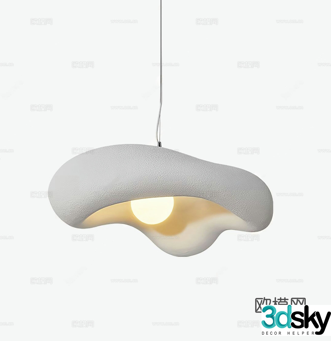 Medium restaurant chandeliers medium restaurant ceiling white gypsum ceiling small chandeliers restaurant chandeliers 3D model