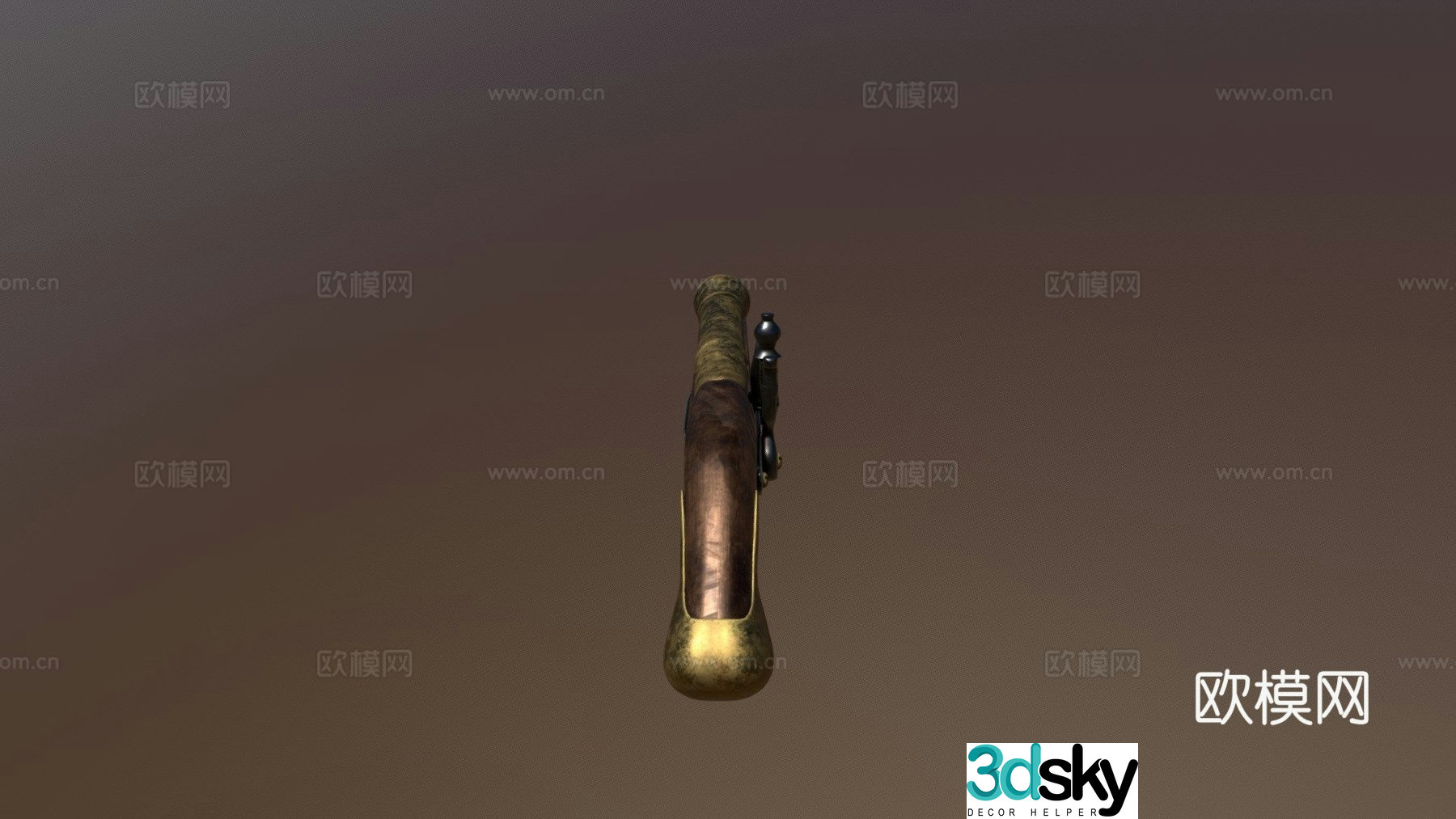 firearm model 3d model