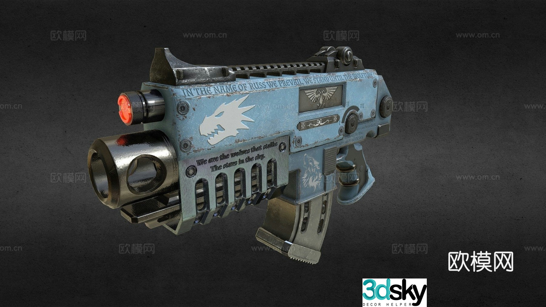 Standard Astartes = Asaheim = type bolter 3d model