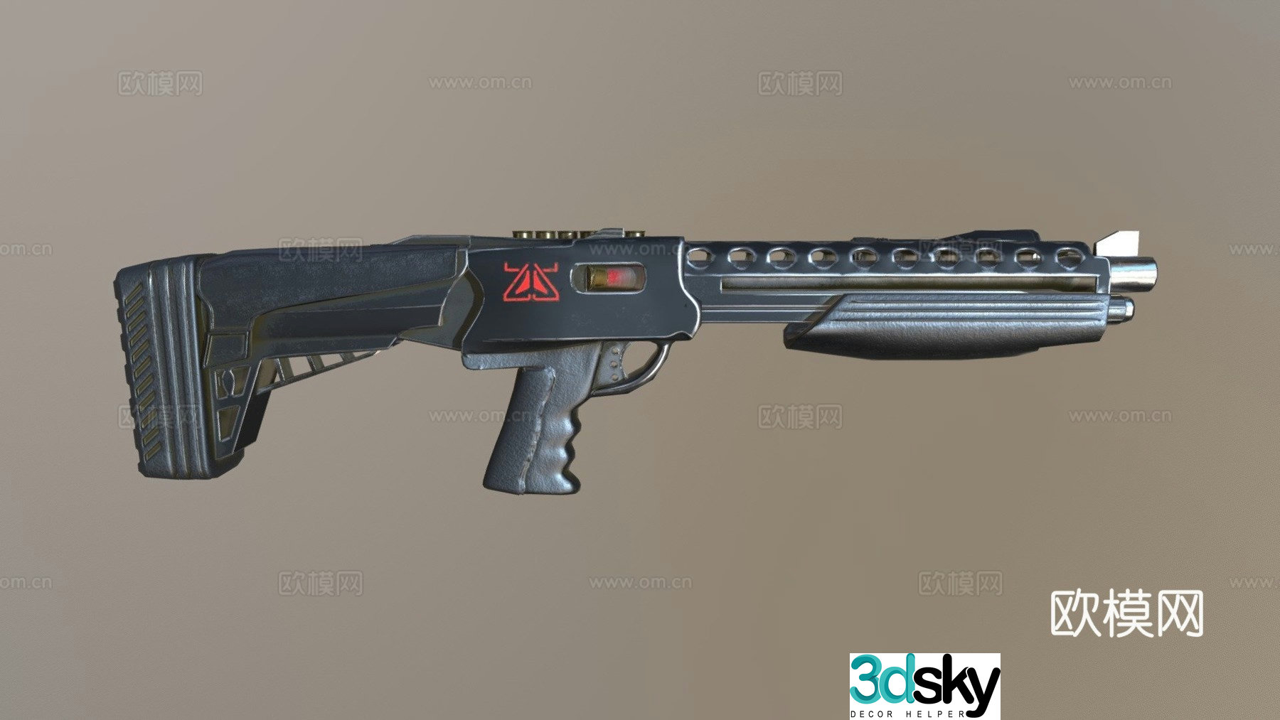 shotgun 3d model