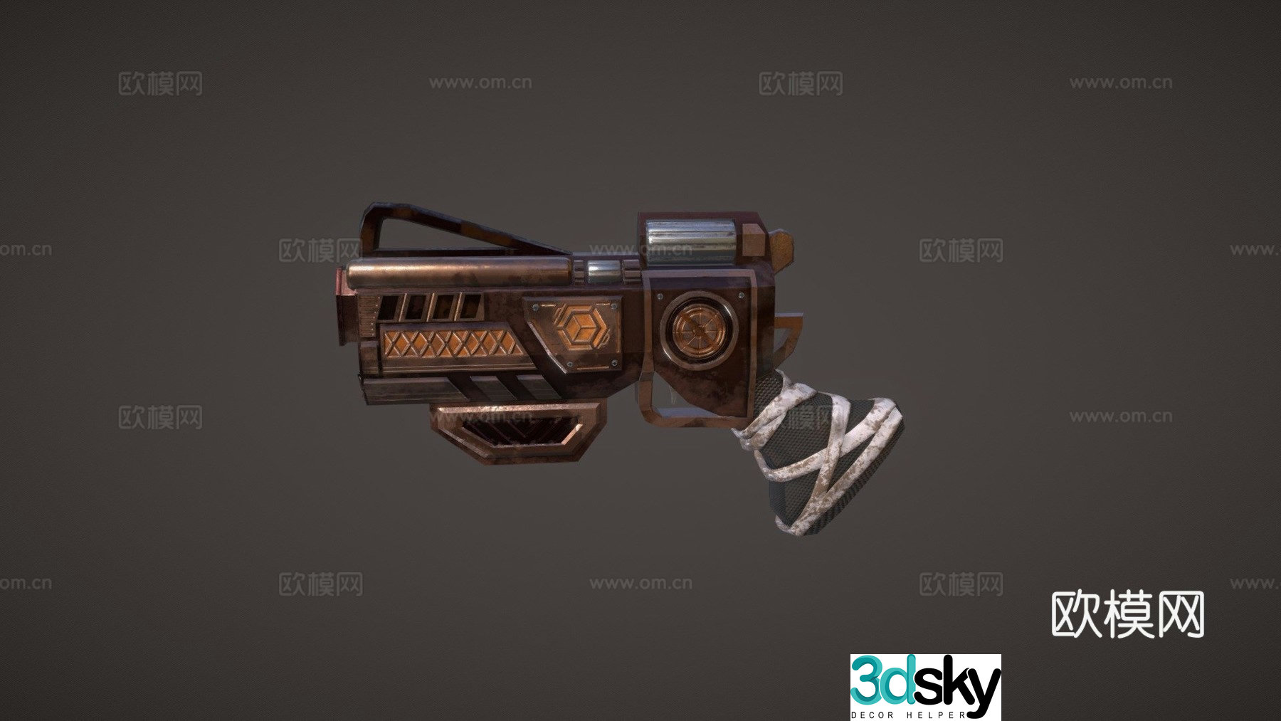 firearm model 3d model