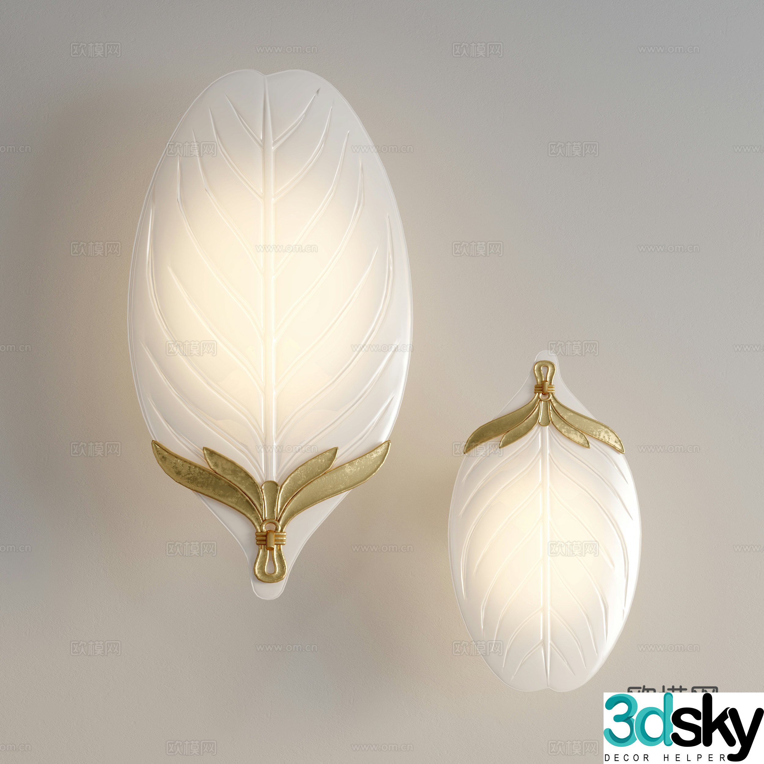 Metal wall lamp Branch wall lamp Retro wall lamp Cialis wall lamp Glass wall lamp 3D model