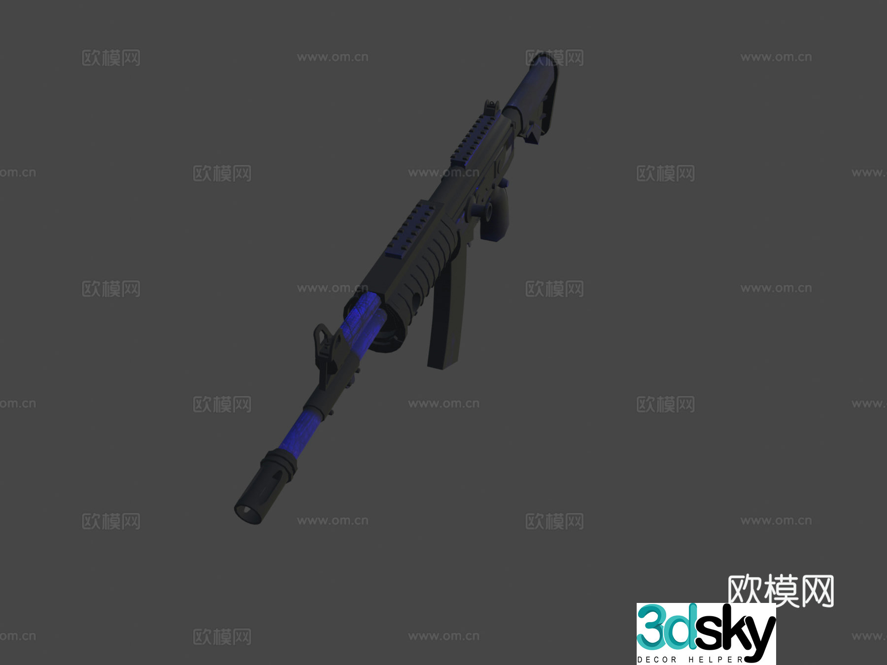 Galil AR grim version 3d model