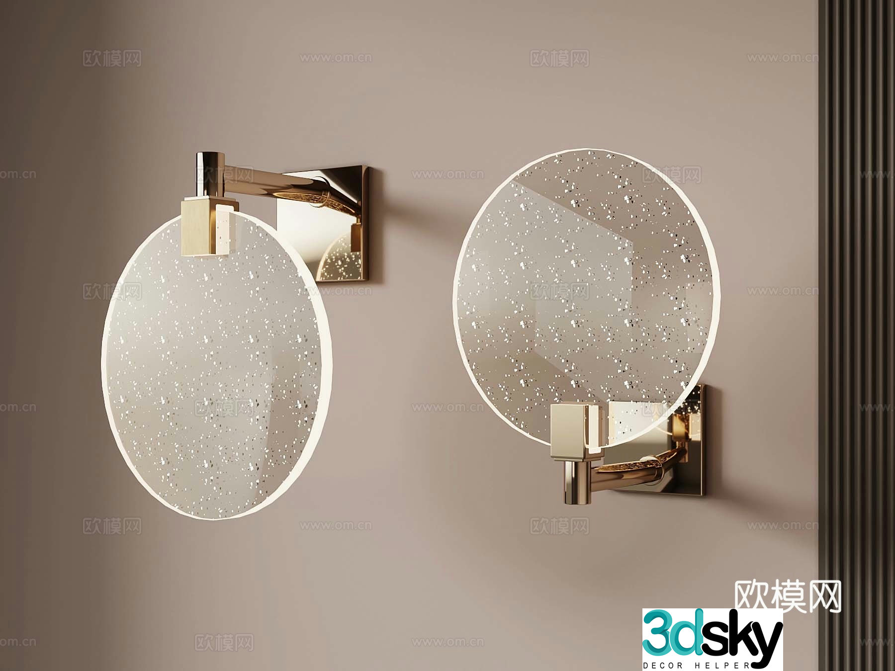 Modern wall lamp Creative wall lamp 3d model