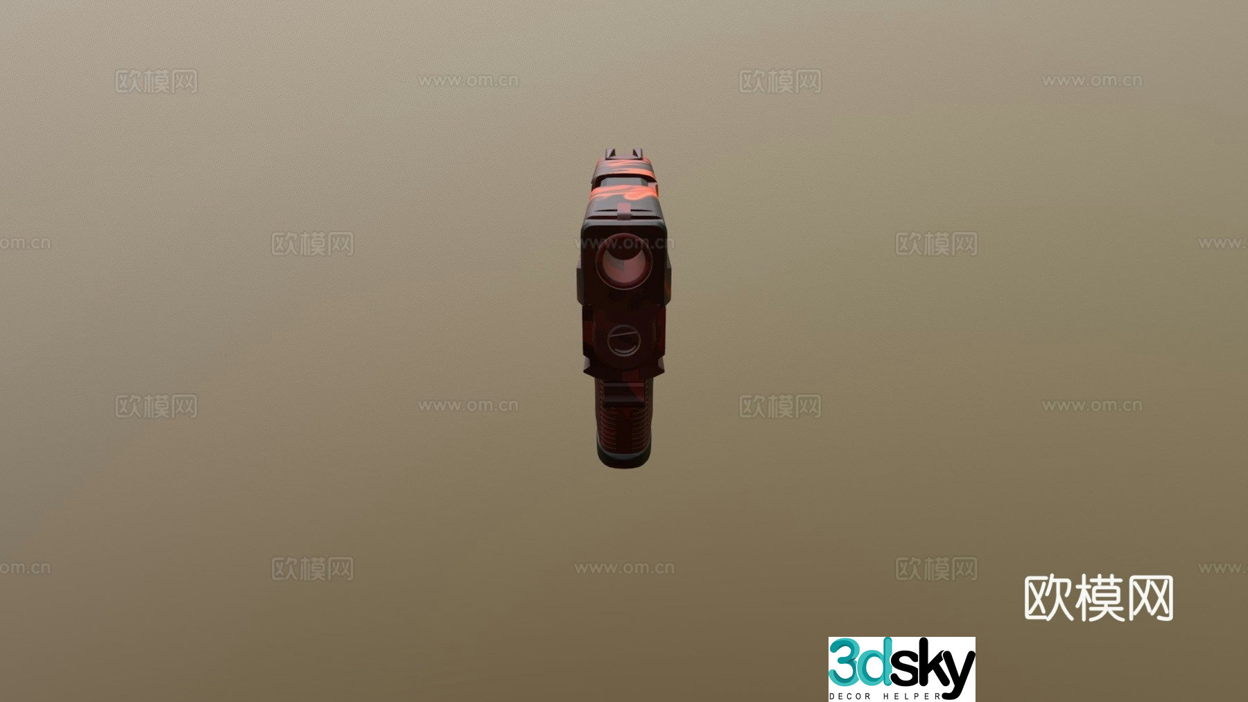 P250 Volcano DDPAT3d Model