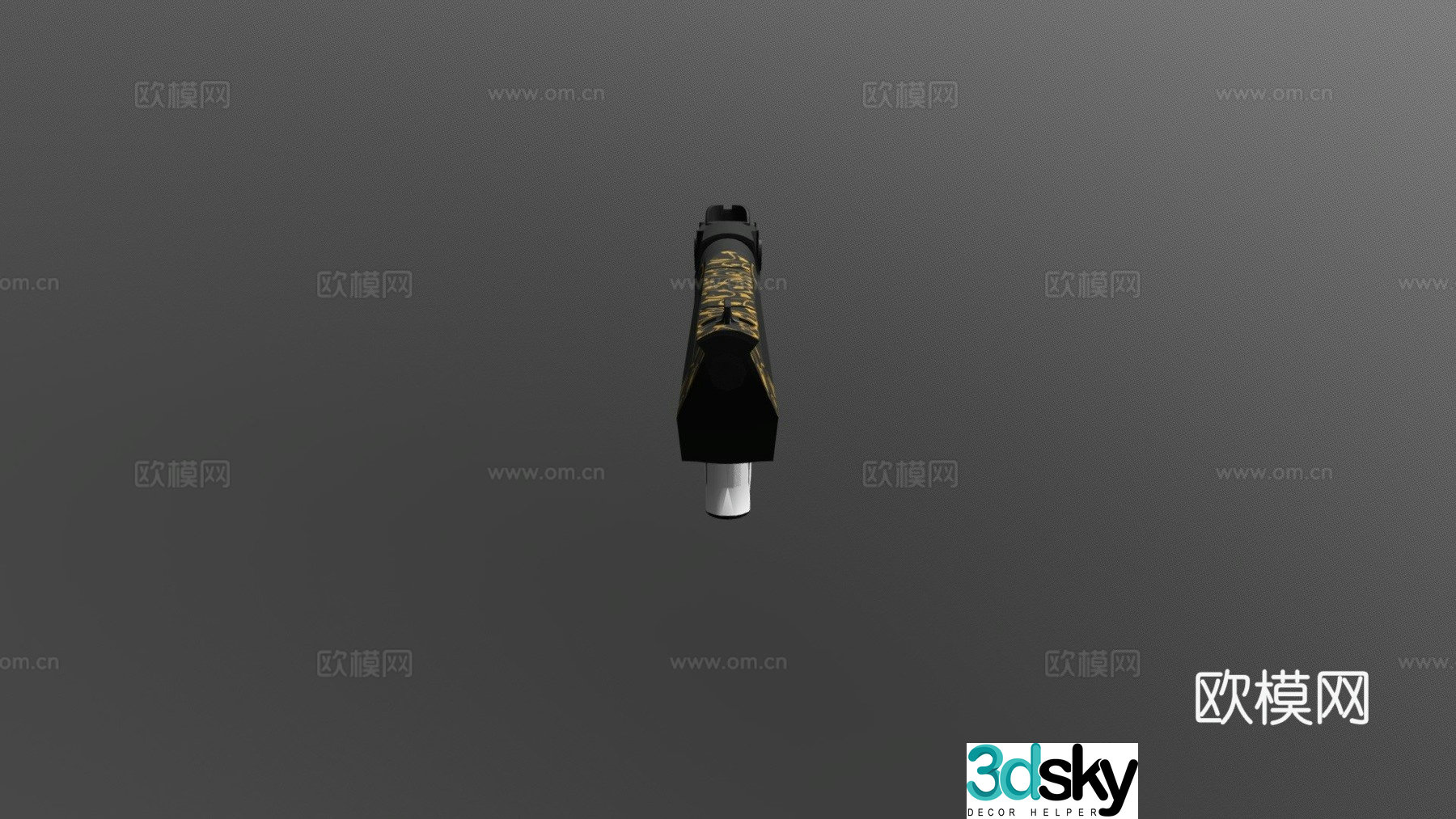 desert eagle royal guard 3d model