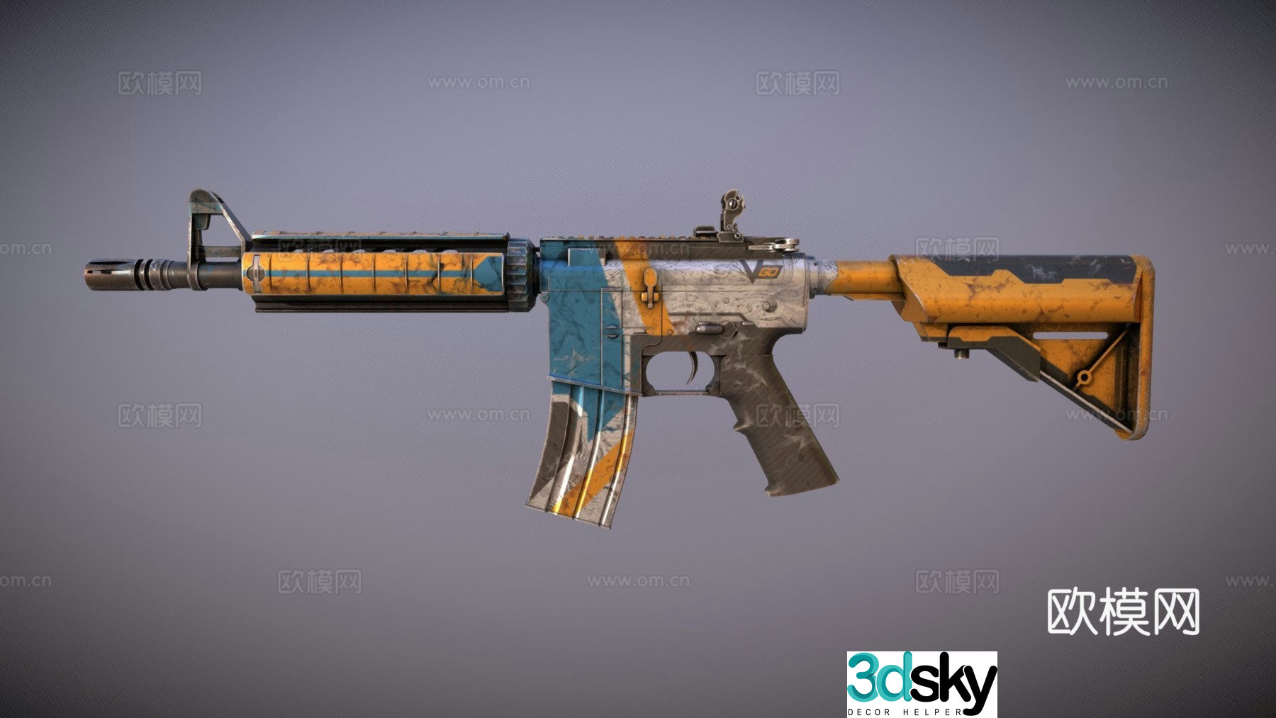 M4A4-Builder 3d model