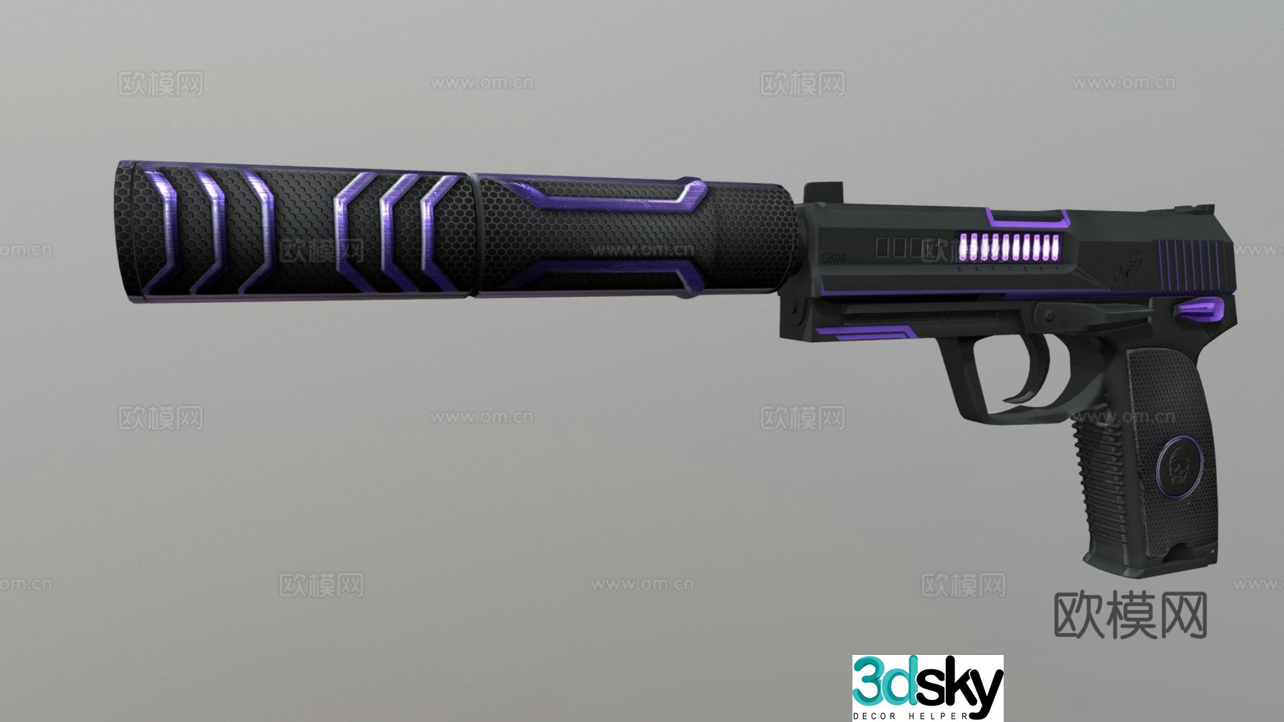 USP-S 3d model