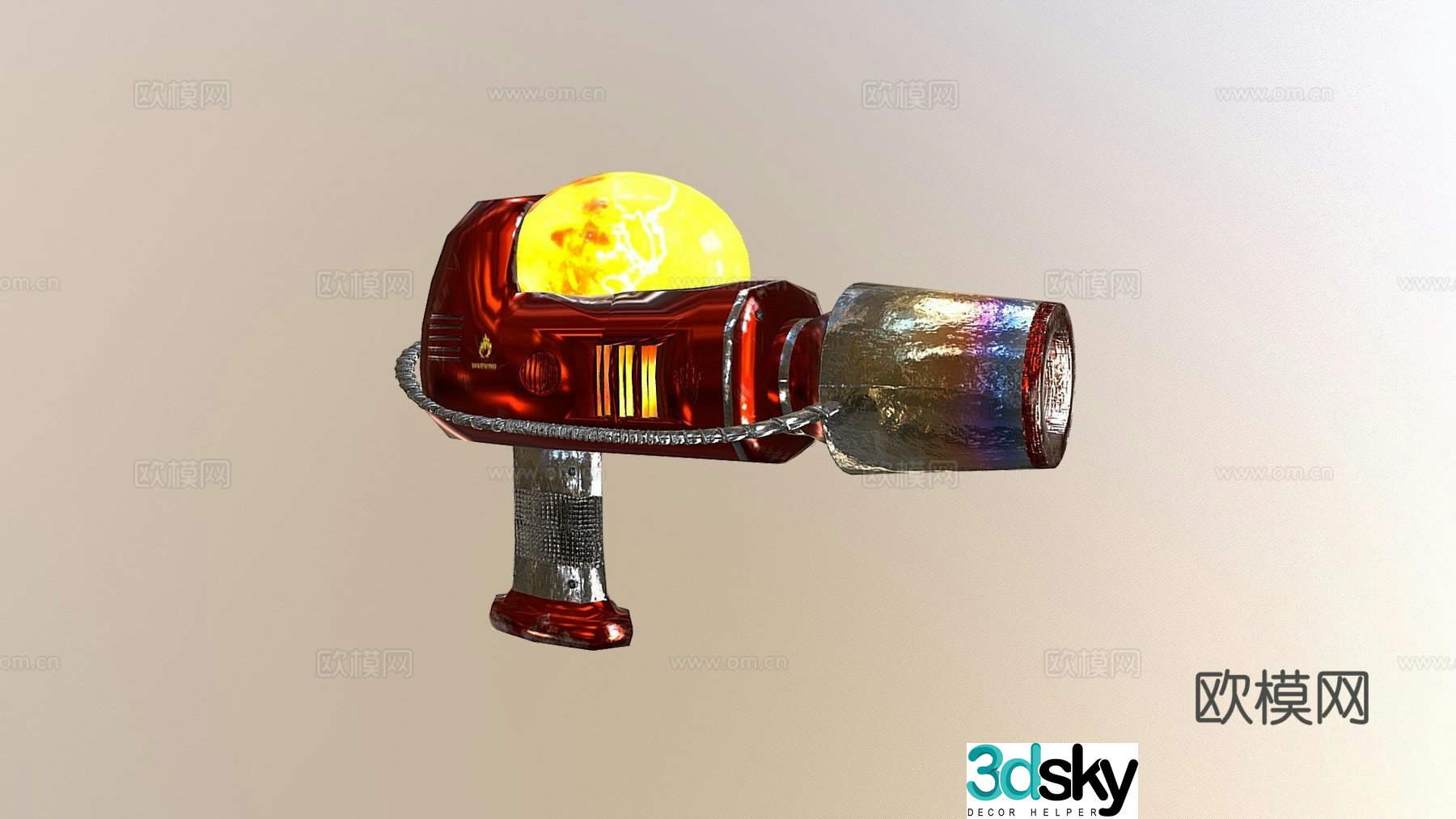 lava gun 3d model