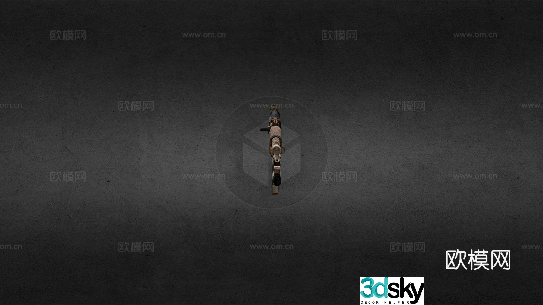 AK-47-Black Oxide 3d model