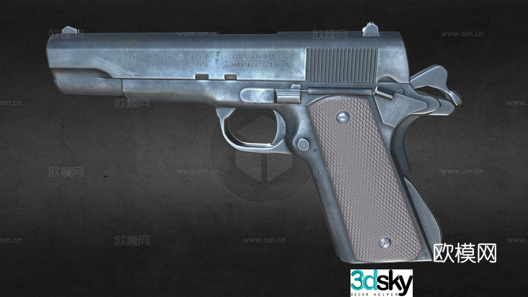 Colt 1911 3d model