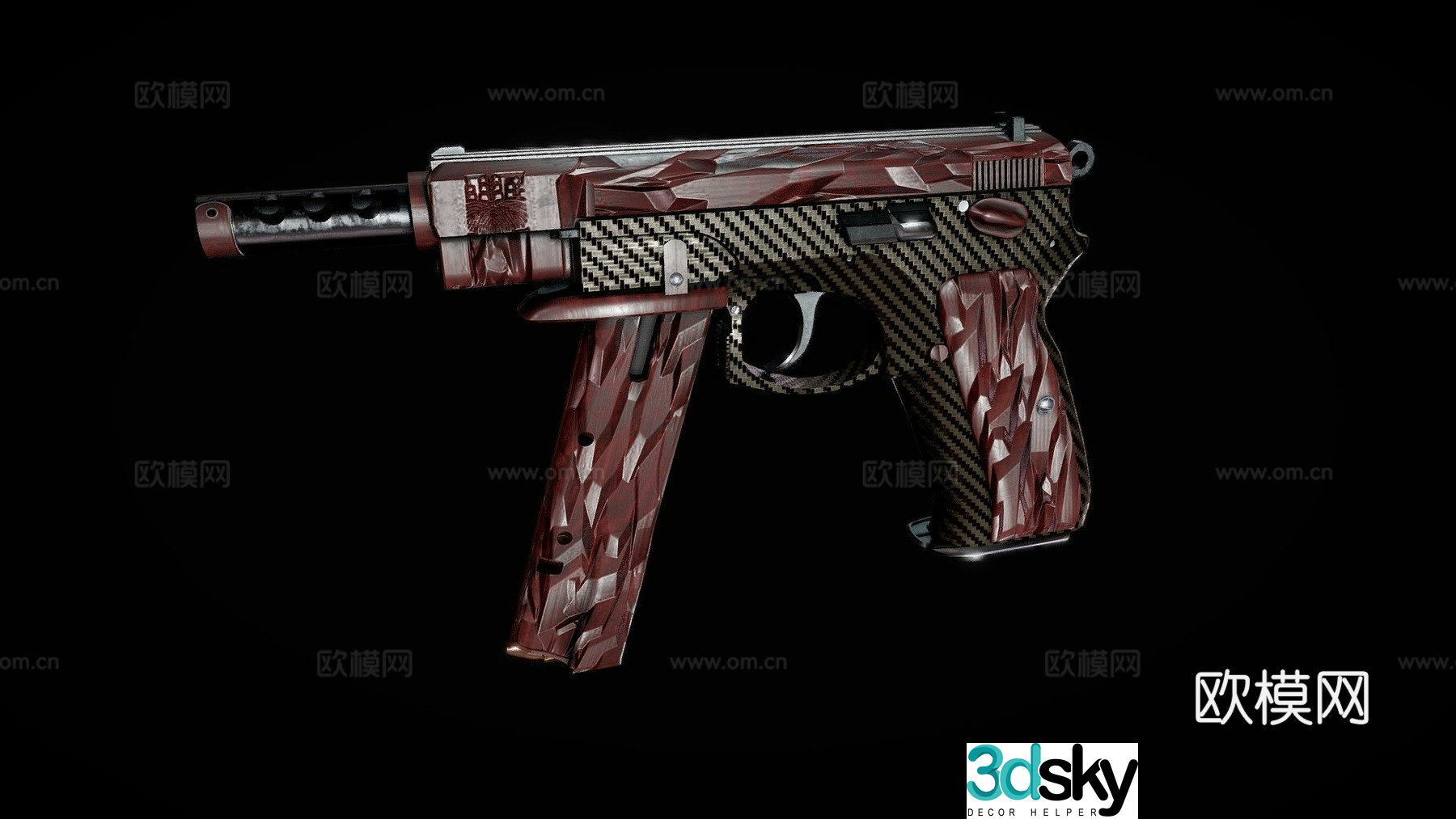 Counter-Strike Gun Skin-CZ753d model