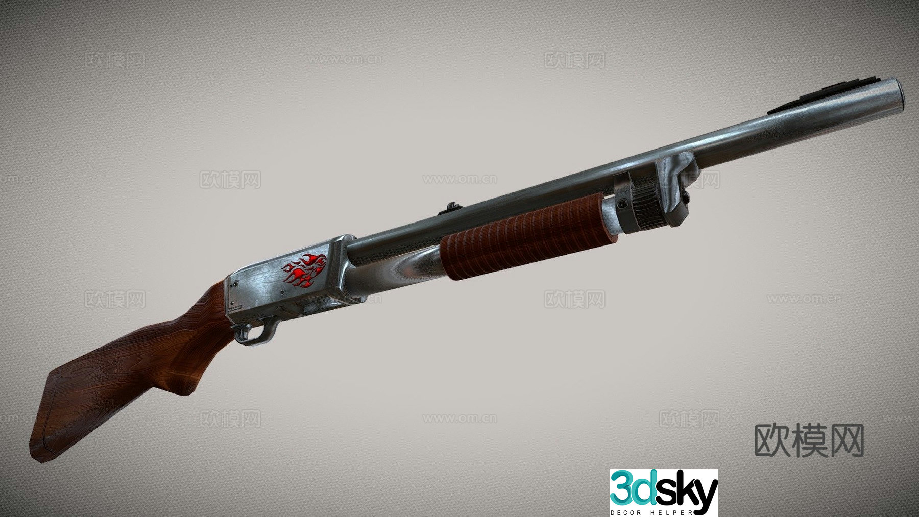 shotgun 3d model