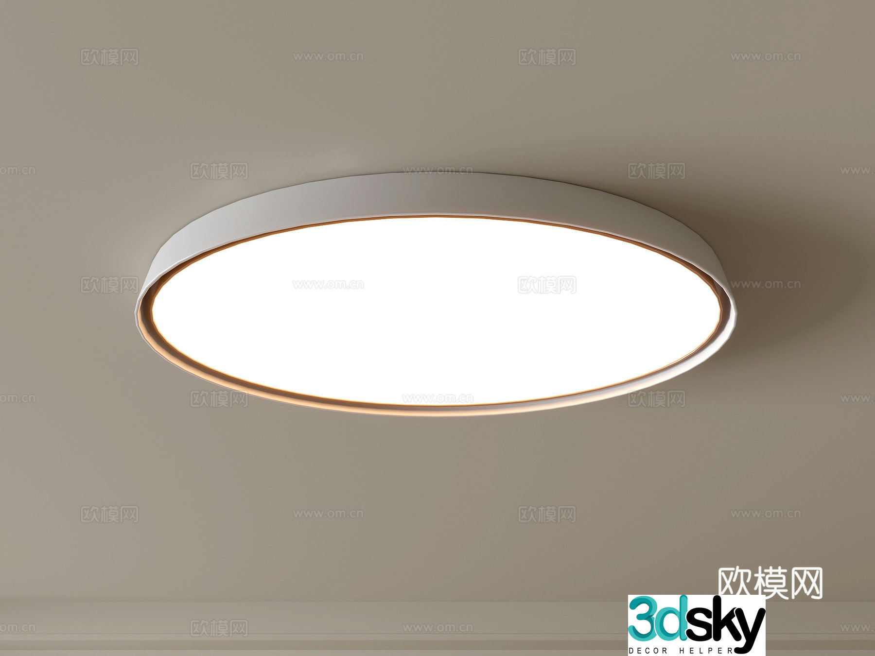 Modern ceiling lamp Geometric ceiling lamp Bedroom lamp Artistic shaped lamp Fashion living room lamp 3D model