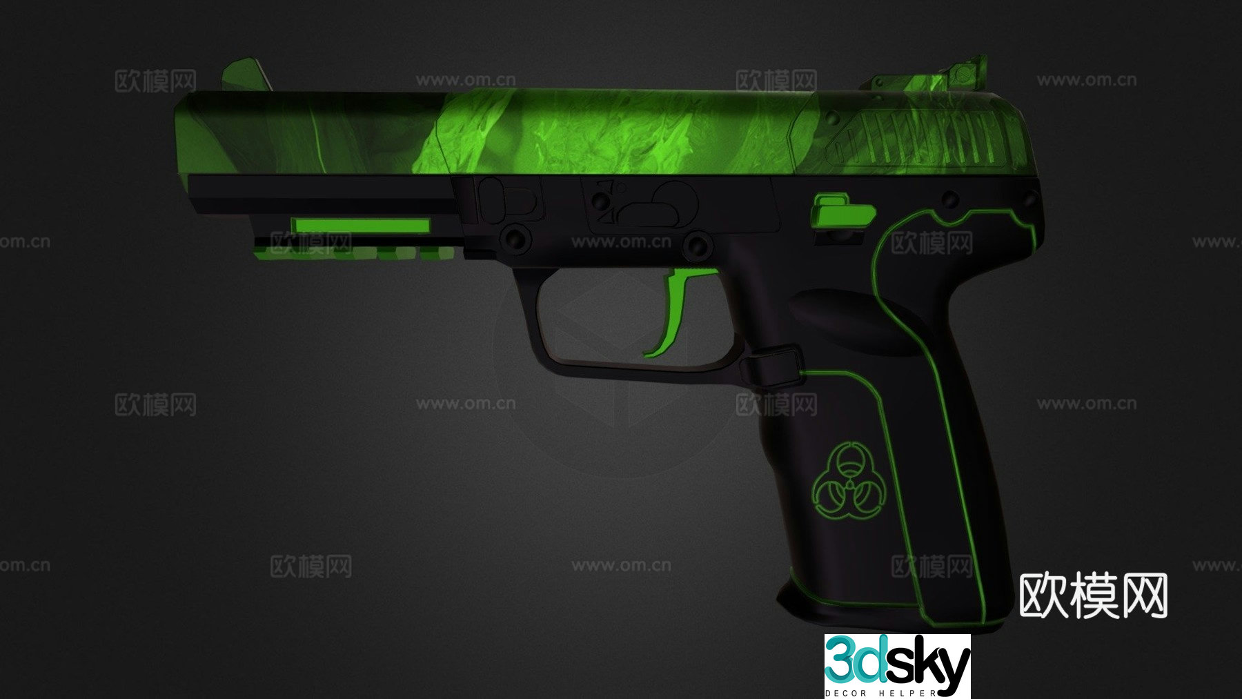 Five-Seven-Venom 3d model