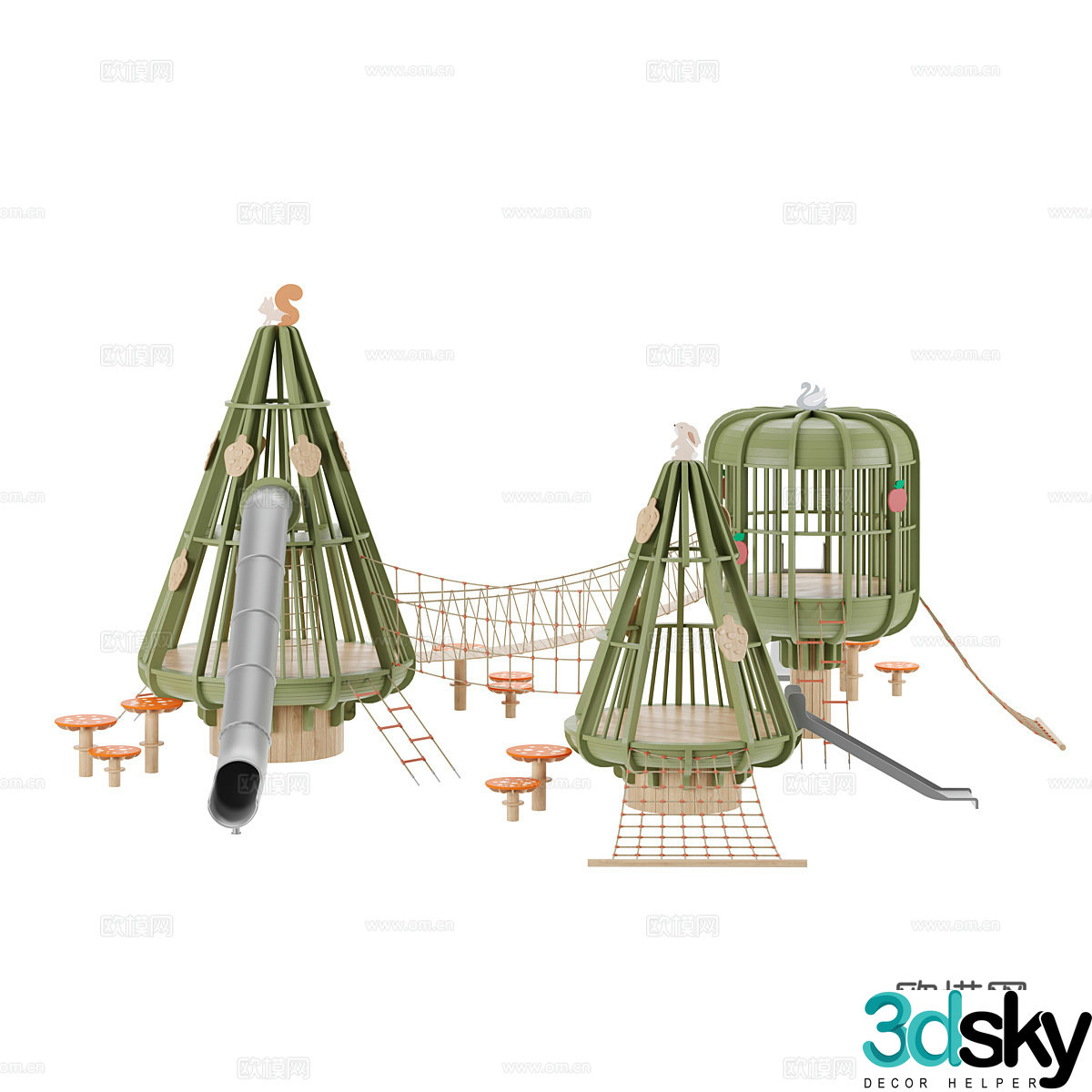 Gardening sketch 3d model