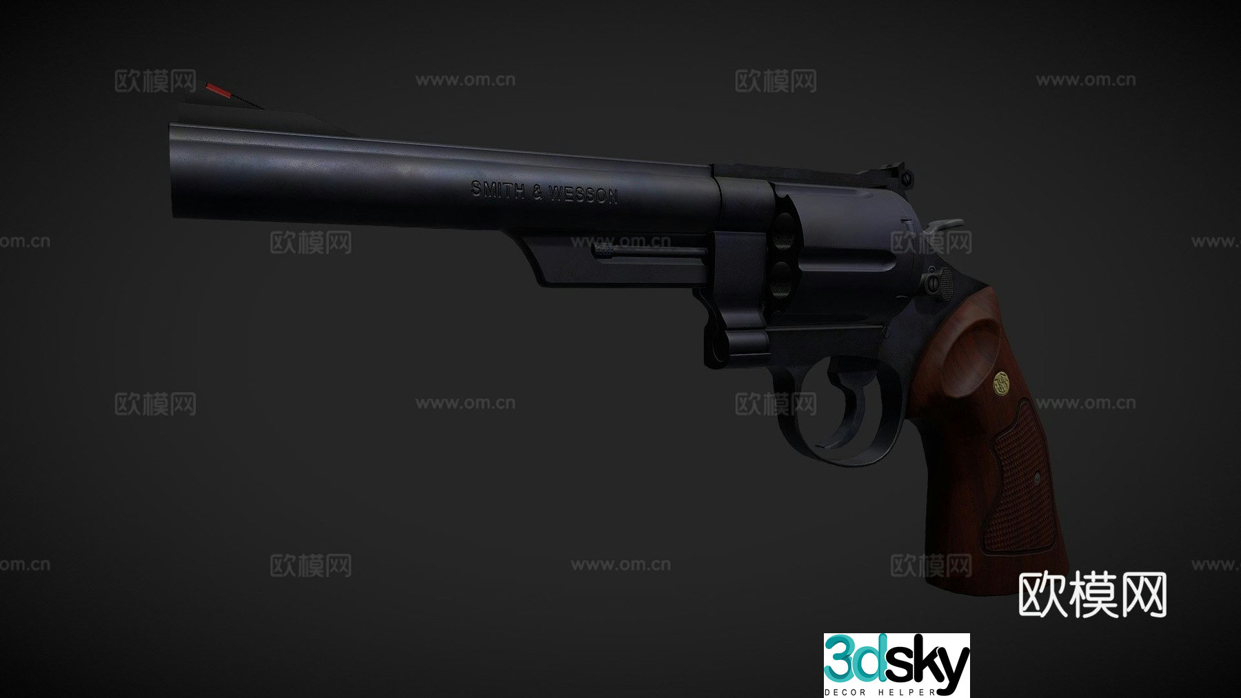 Smith & Wesson Type 29 3d model