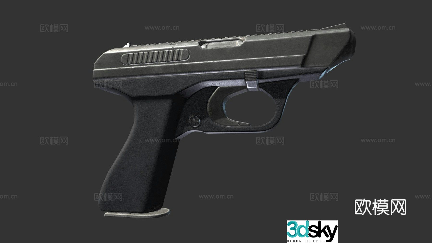 VP70 pistol 3d model