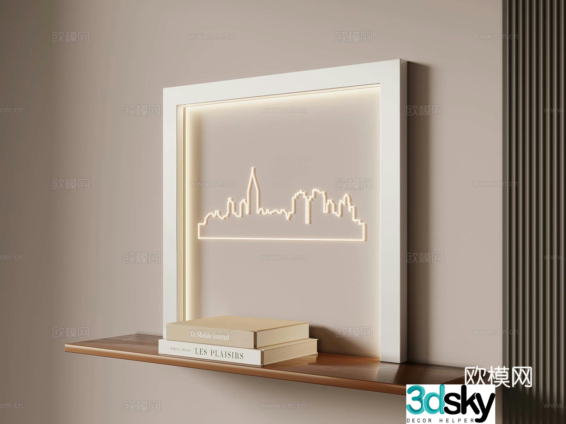 Modern wall lamp Creative wall lamp 3d model