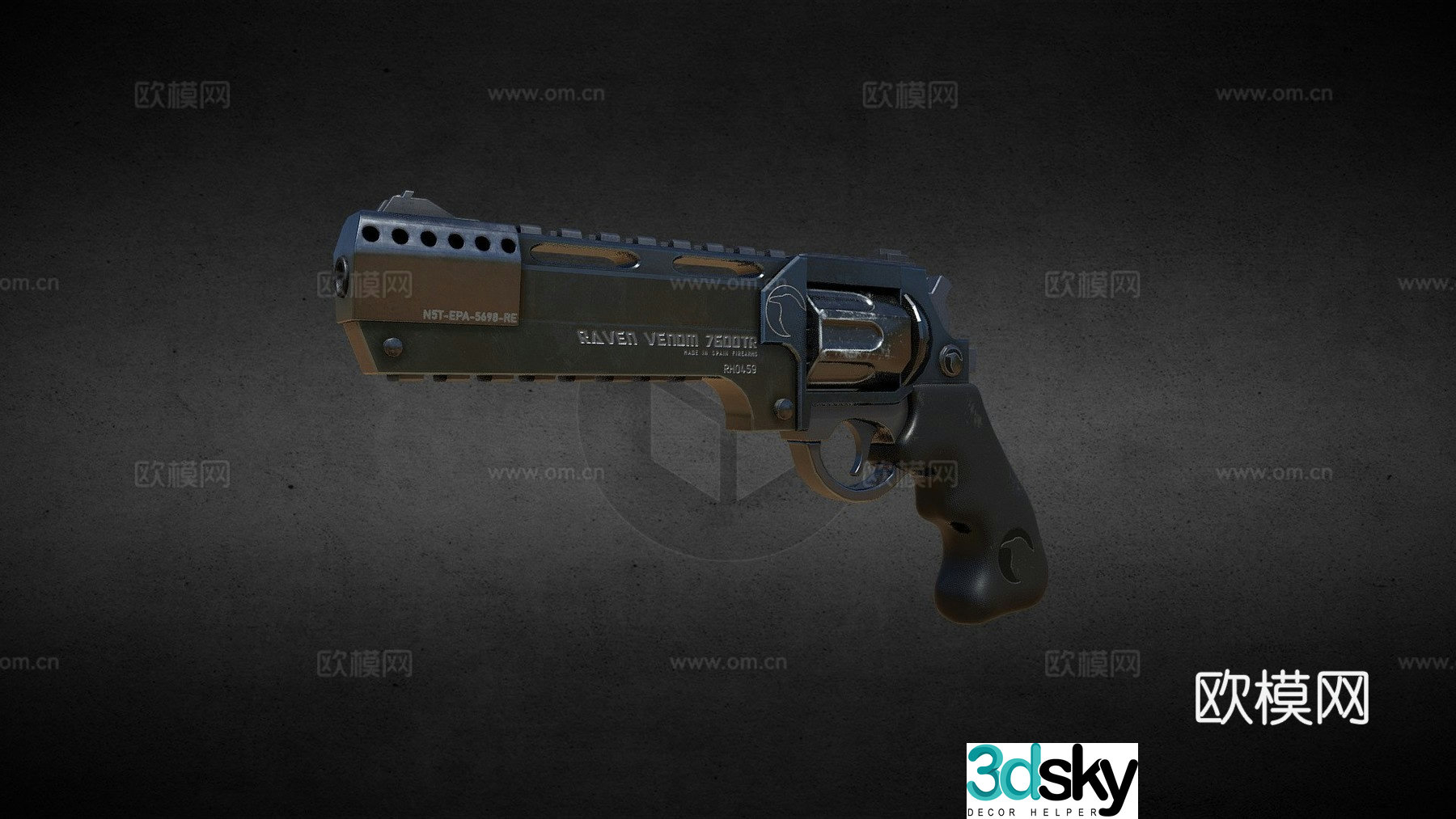 crow venom 7600 3d model