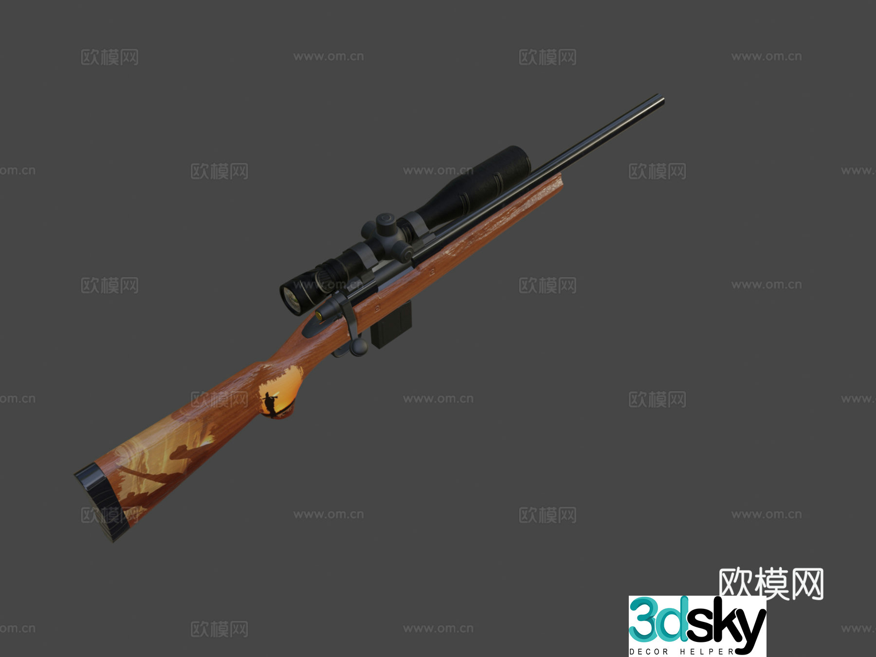 Remington 700 Hunter Edition 3d model