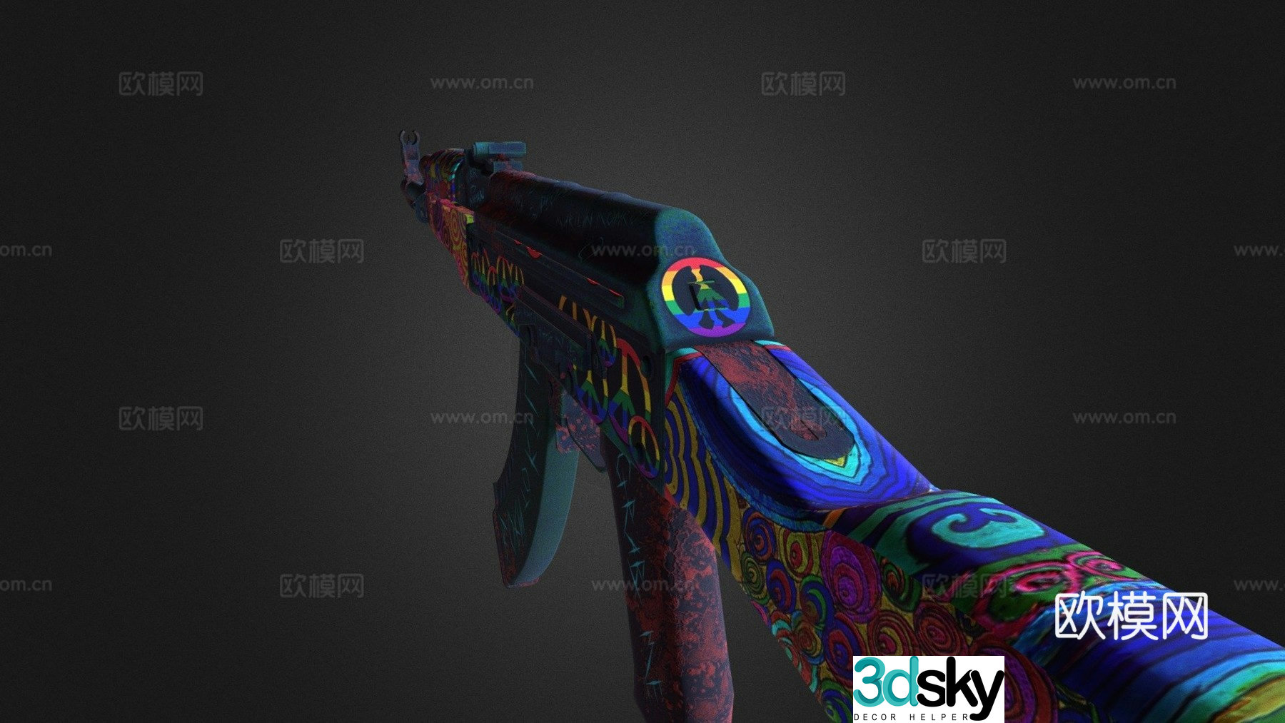 AK47-People Power 3d model
