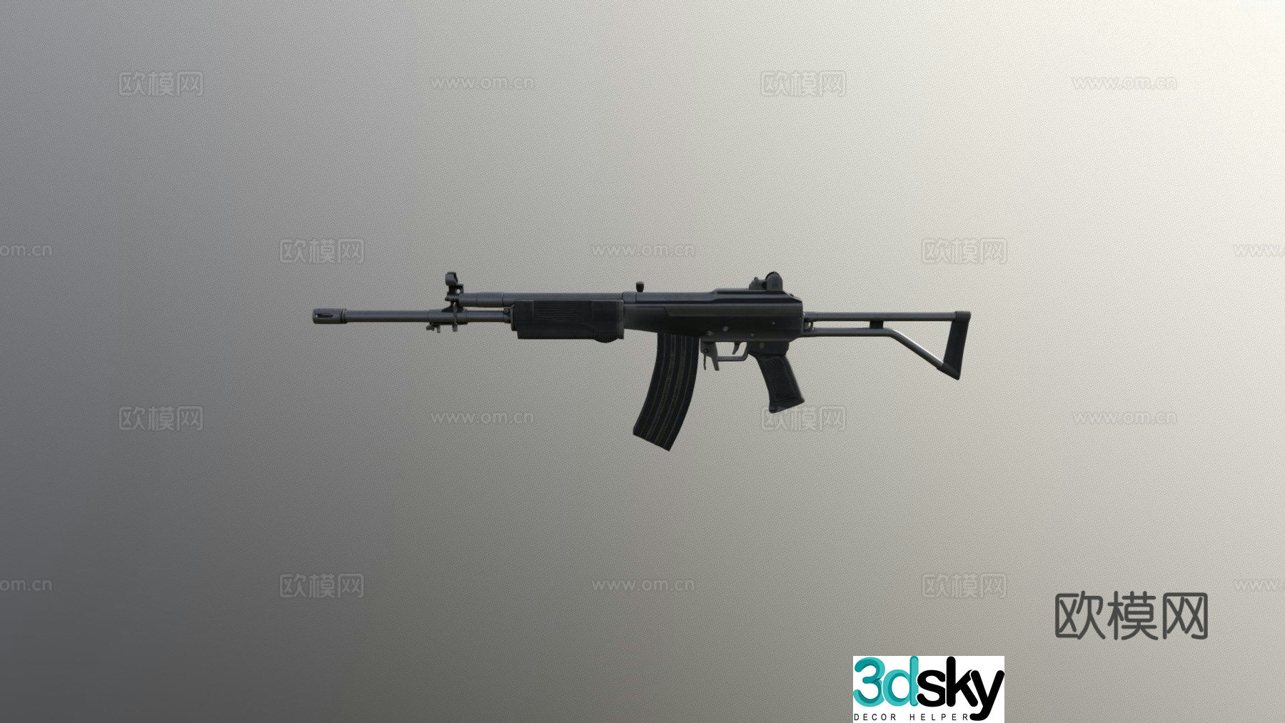 Galil rifle 3d model
