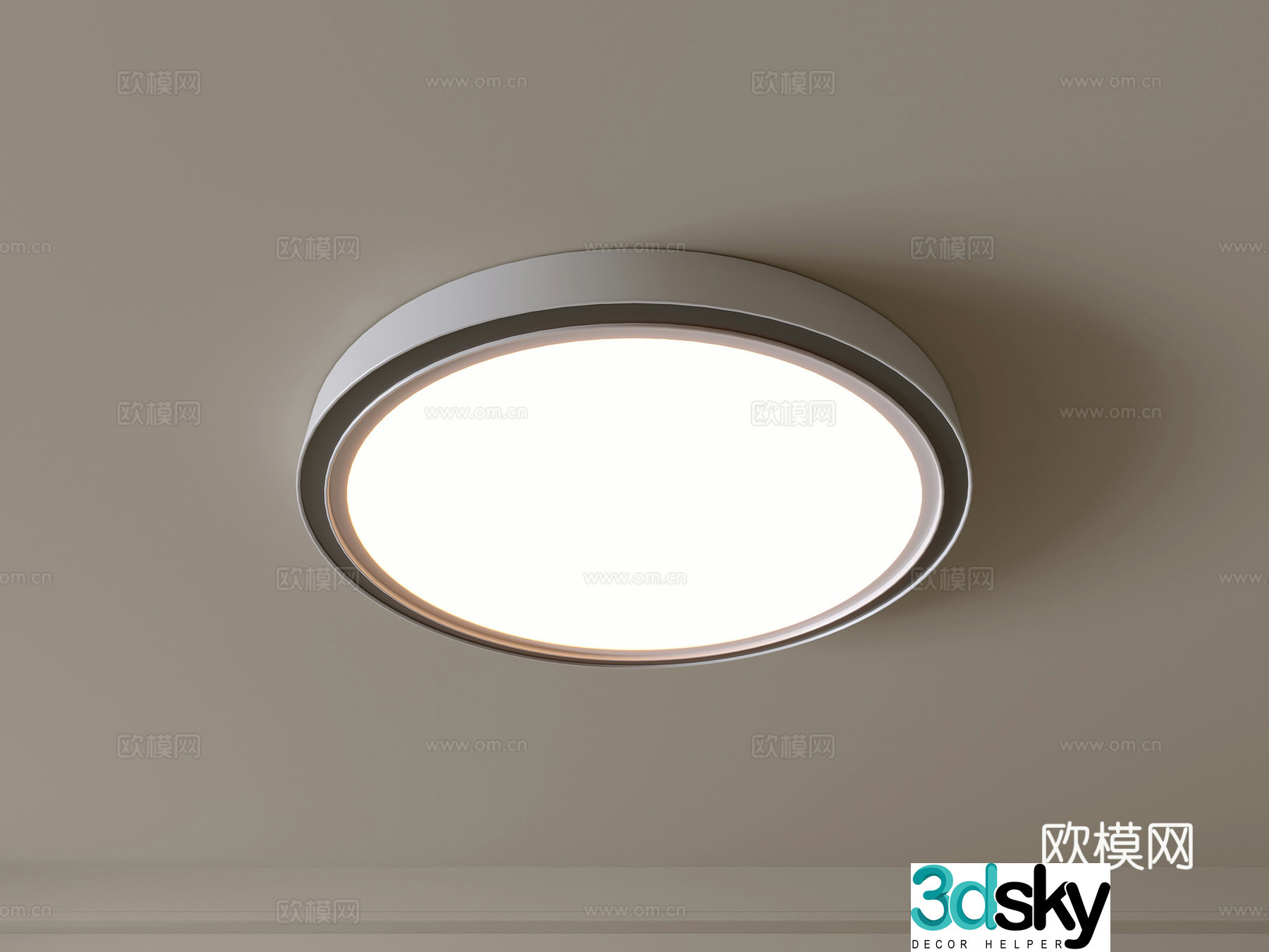 Modern ceiling lamp Geometric ceiling lamp Bedroom lamp Artistic shaped lamp Fashion living room lamp 3D model