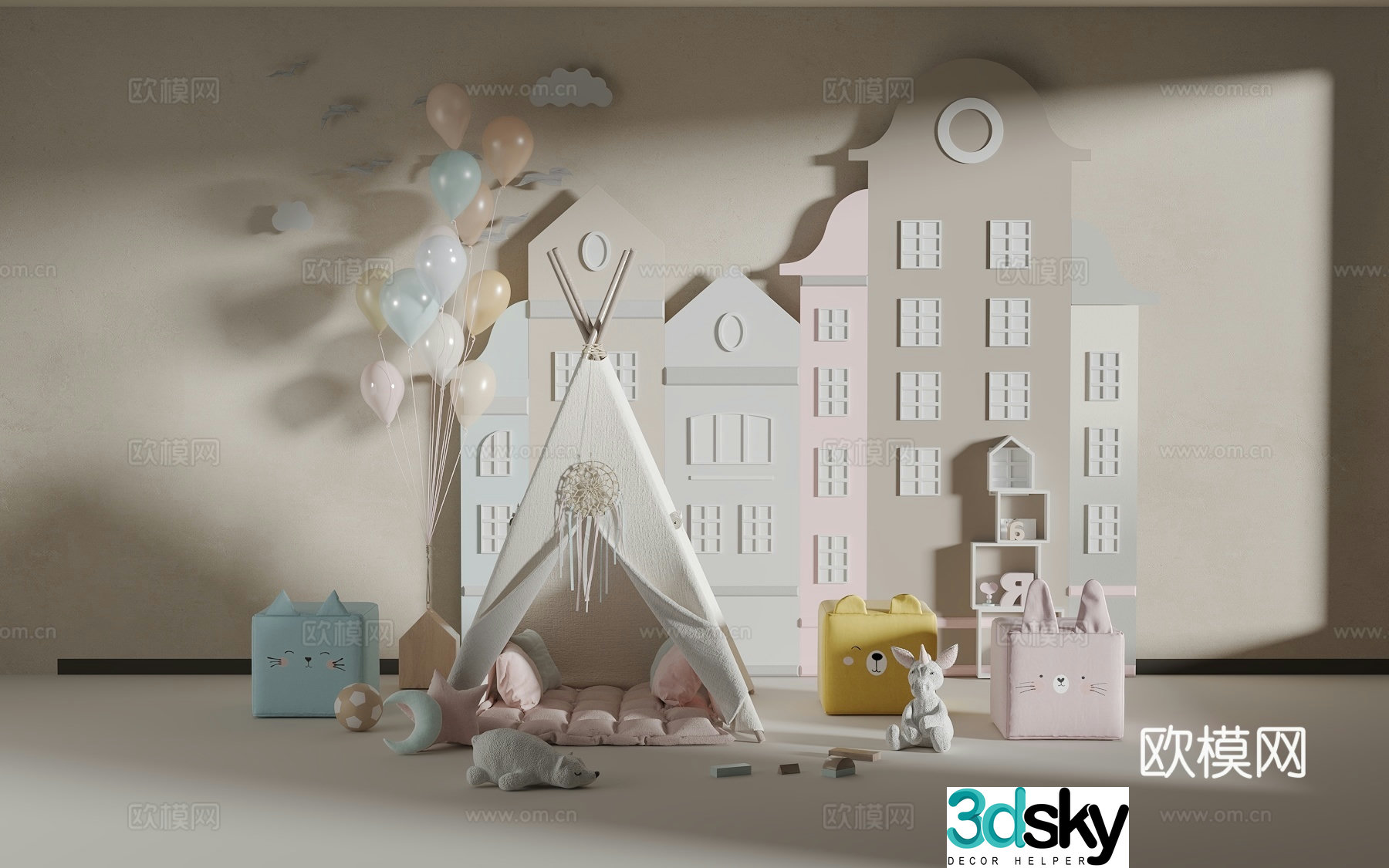 Children’s room 3d model