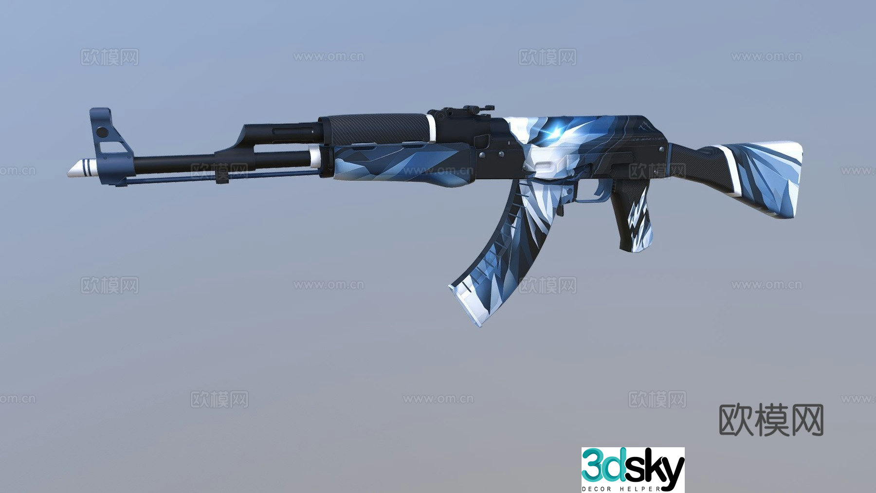 Icebreaker AK47 version 2.0 3d model