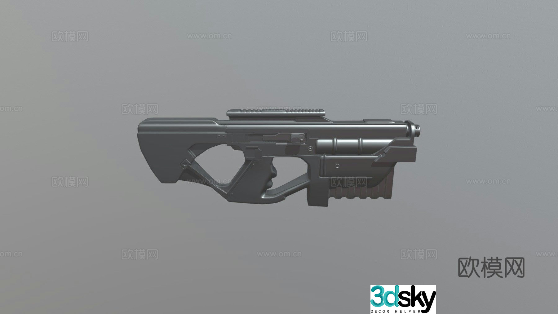 Life Chase-Rifle 3d model