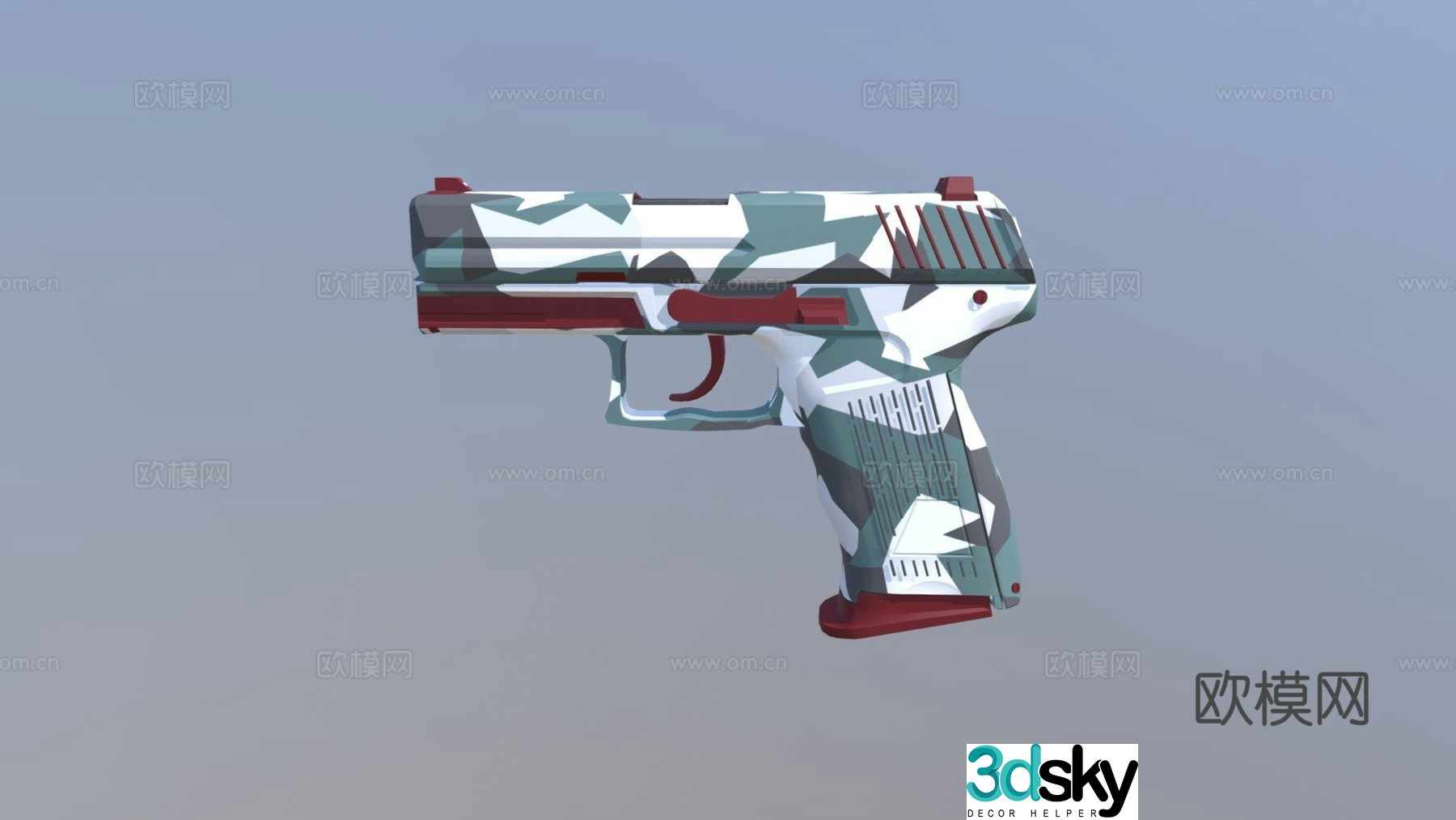 P2000-Cold War 3d model