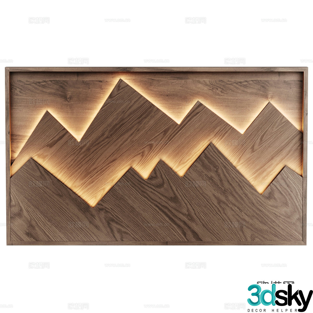 Background wall 3d model