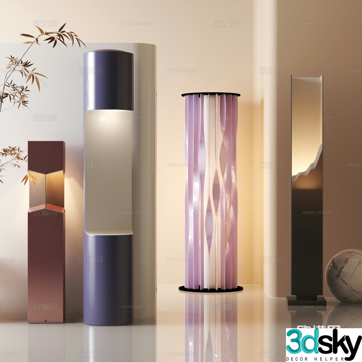 Floor lamp 3d model