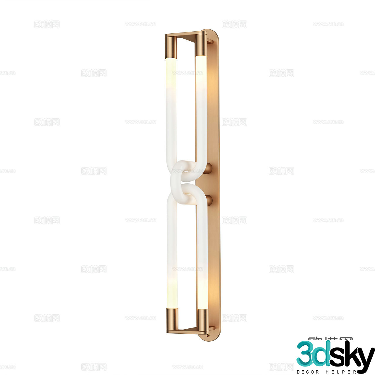 Articolo Italian wall lamp Light luxury wall lamp Minimalist wall lamp Metal wall lamp Glass 3D model