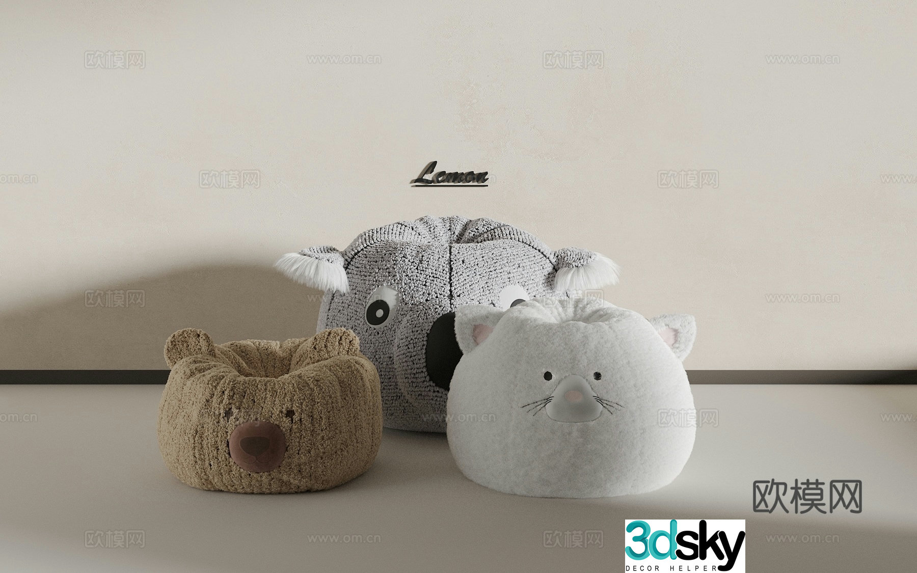 Plush toy 3d model