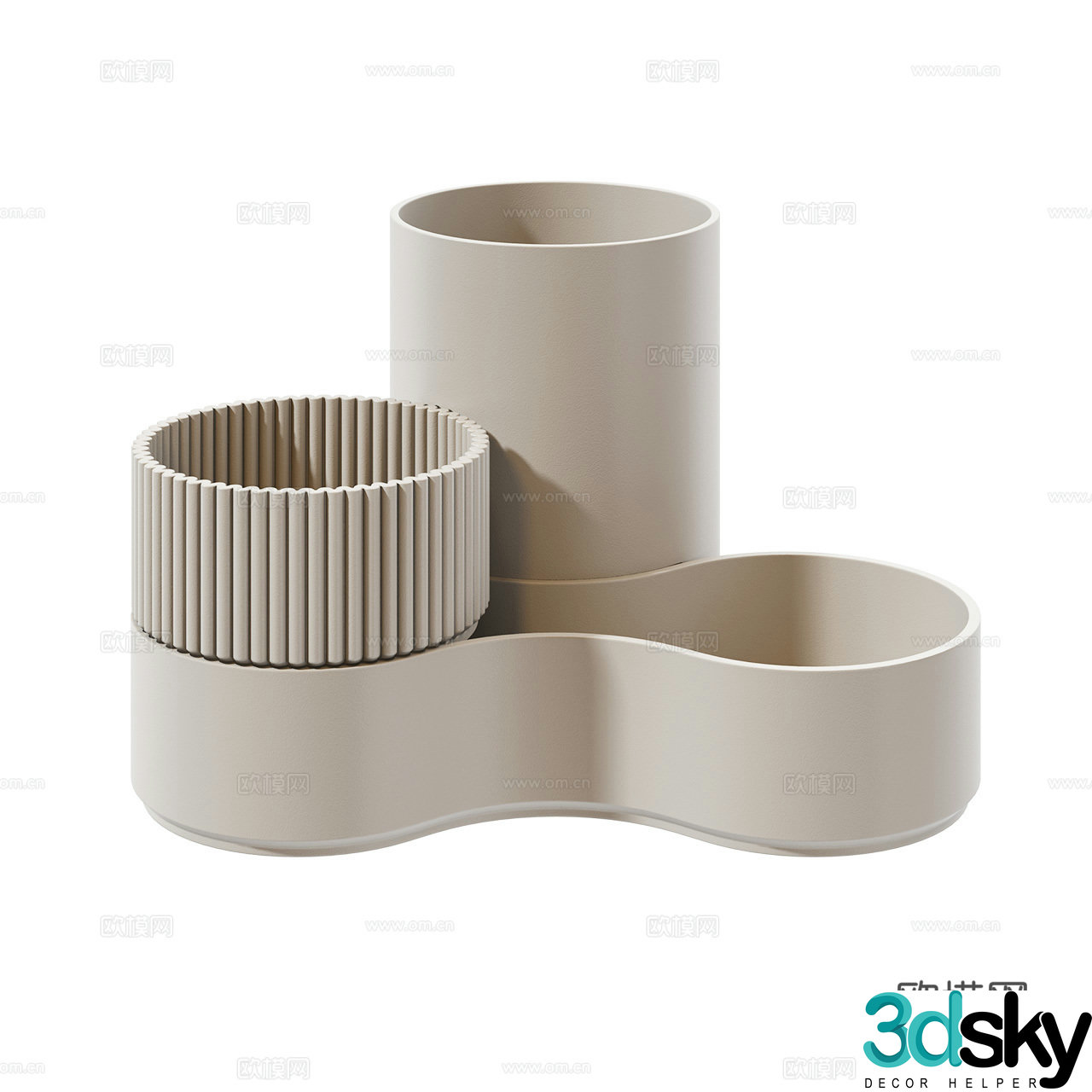 Bene Nordic vase Minimalist vase Decorative ornaments Desktop ornaments Vase ornaments 3D model