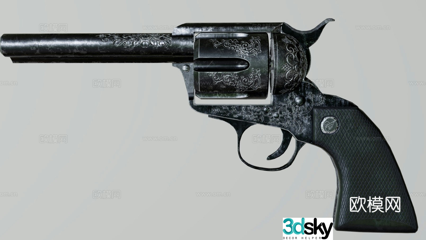 Colt 45 Peacemaker 3d model